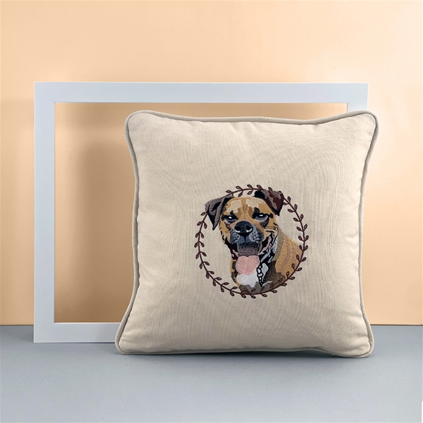 Custom Pet Portrait Sofa Pillow